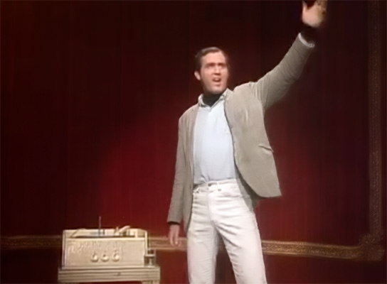 Andy Kaufman performs “Mighty Mouse”